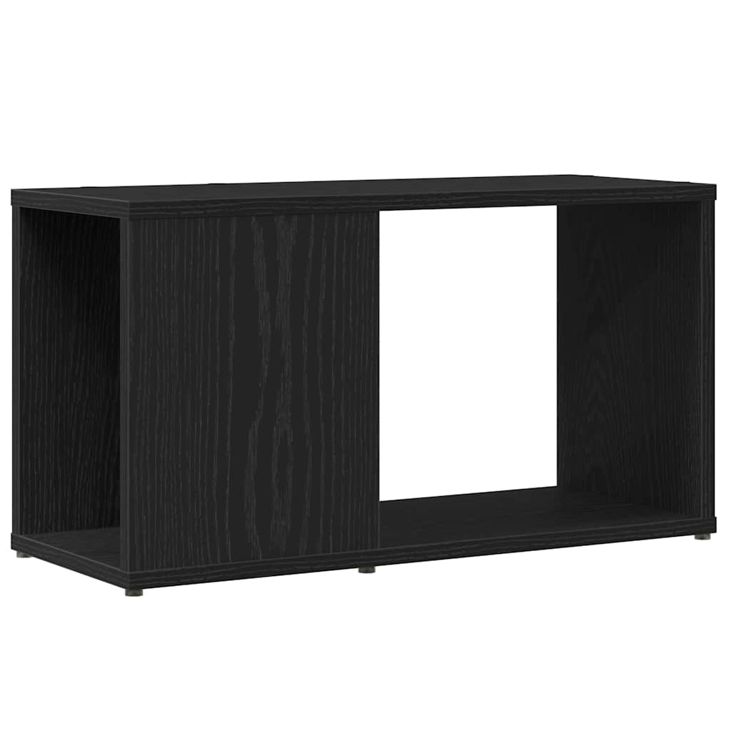 vidaXL Dulap TV Stejar Negru 60x24x32 cm Lemn prelucrat