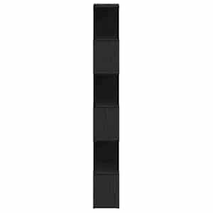 Skříňka na knihy/rozdělovač pokojů Dub černý 60x24x186 cm - obrázek 6