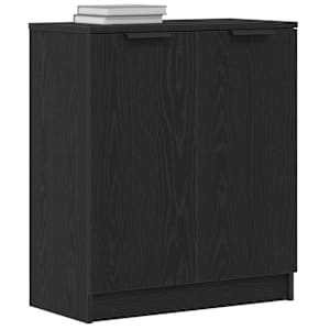 Servírovací skříň Černý dub 60 x 30 x 70 cm kompozitní dřevo - obrázek 3