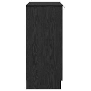 Servírovací skříň Černý dub 60 x 30 x 70 cm kompozitní dřevo - obrázek 8