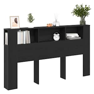 Čelo postele se skříňkou s čelo Černý dub 180 x 18,5 x 102,5 cm - obrázek 3