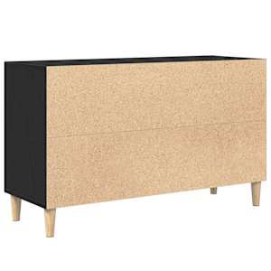 Příborník Černý dub 100x36x60 cm Dřevěná konstrukce - obrázek 8