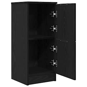 Servírovací skříň 2 pcs Černý dub 30 x 30 x 70 cm - obrázek 5