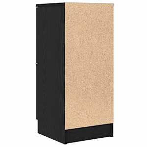 Servírovací skříň 2 pcs Černý dub 30 x 30 x 70 cm - obrázek 6