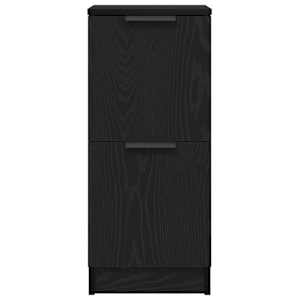 Servírovací skříň 2 pcs Černý dub 30 x 30 x 70 cm - obrázek 7