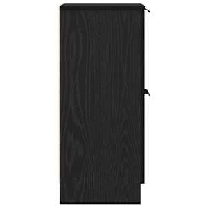 Servírovací skříň 2 pcs Černý dub 30 x 30 x 70 cm - obrázek 8
