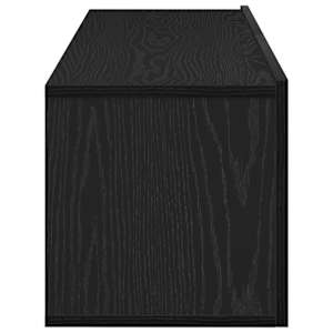 Televizní skříň 2 pcs Černá 100 x 30 x 30 cm kompozitní dřevo - obrázek 8