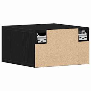 Nástěnná noční skříňka Nástěnný 2 pcs Černý dub 35 x 35 x 20 cm - obrázek 9