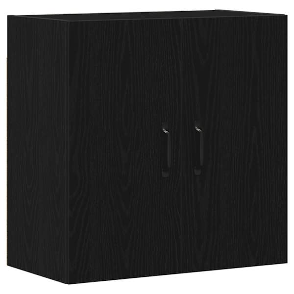 vidaXL seinakapp must tamm 60x31x60 cm t&ouml;&ouml;deldud puit