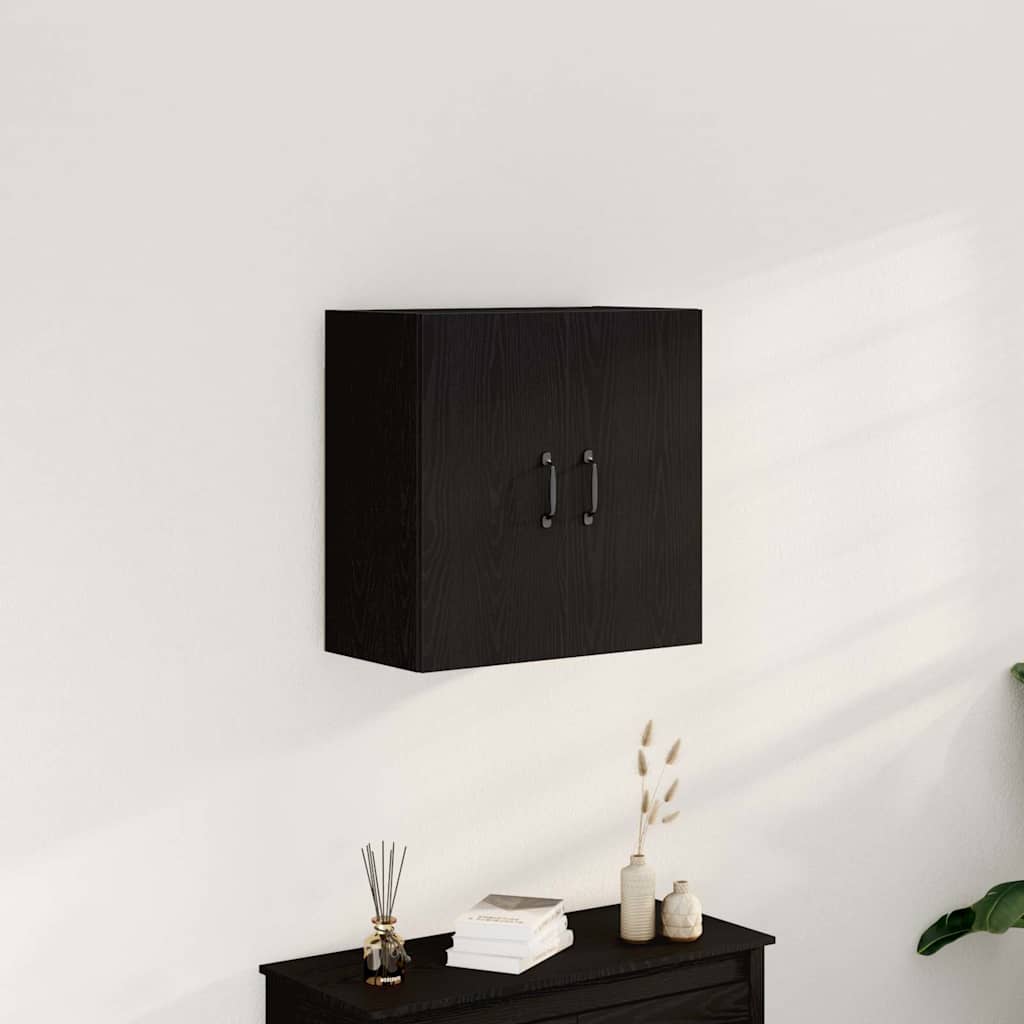 vidaXL Dulap de perete, stejar negru, 60x31x60 cm, lemn stratificat