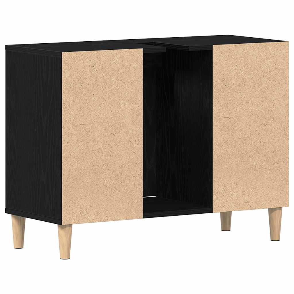 Armario para Lavabo Mueble de Tocador Lavamanos Baño Madera Contrachapada vidaXL - Imagen 124 de 139