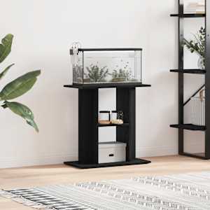 Stojalo za akvarij črn hrast 60x30x60 cm inženirski les