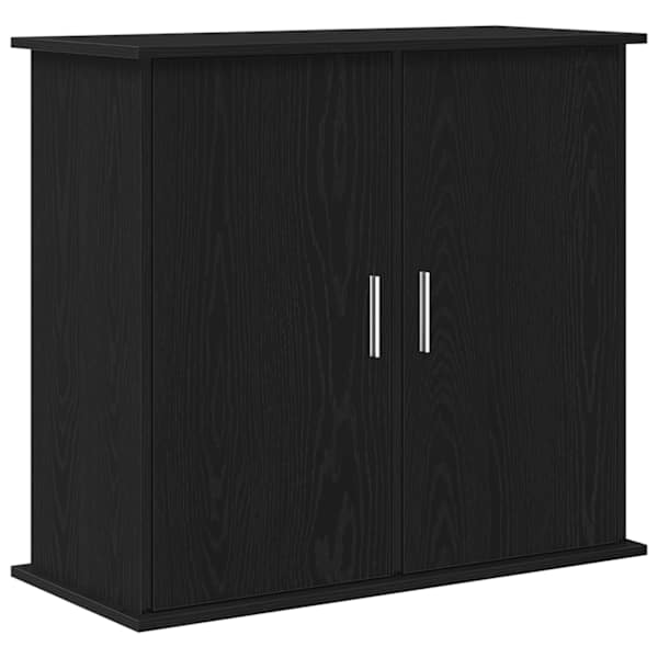 vidaXL akvaariumialus must tamm 81 x 36 x 73 cm t&ouml;&ouml;deldud puit