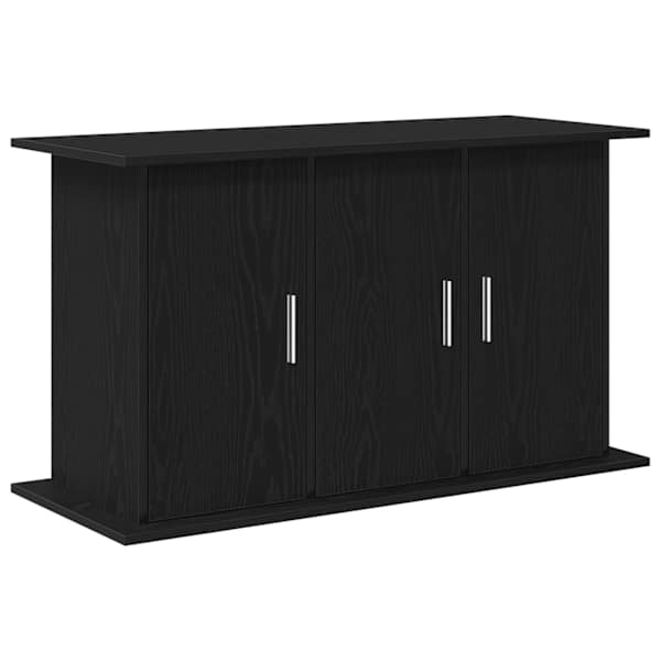 vidaXL akvaariumialus, must tamm, 101 x 41 x 58 cm, t&ouml;&ouml;deldud puit