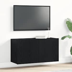 TV stolek černý dub 80 x 30 x 41 cm, dřevo