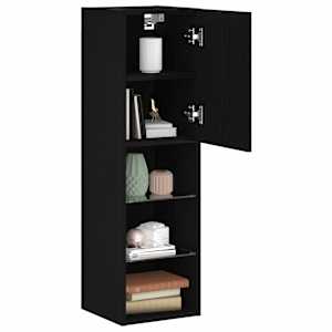Sestava TV skříněk s LED 2 pcs Černý dub 30,5 x 30 x 102 cm - obrázek 3