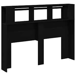 LED hlavová deska s policí Černý dub 140 x 18,5 x 103,5 cm - obrázek 9