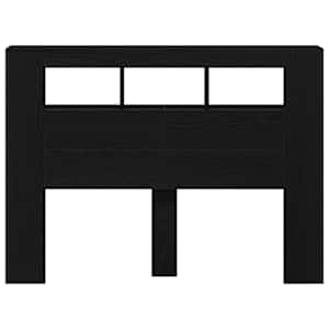 LED hlavová deska s policí Černý dub 140 x 18,5 x 103,5 cm - obrázek 7