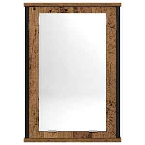 Koupelnová skříňka se zrcadlem old wood 42x12x60 cm kompozit - obrázek 4