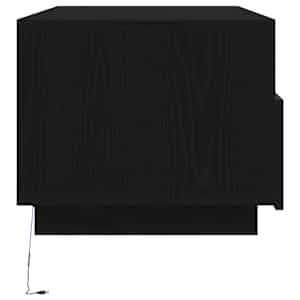 Konferenční stolek vidaXL s LED světly Dub černý 90x49x40 cm - obrázek 7