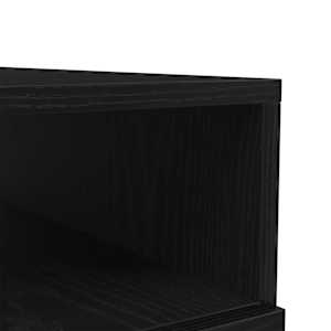 Konferenční stolek vidaXL s LED světly Dub černý 90x49x40 cm - obrázek 10