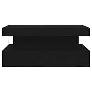 Konferenční stolek vidaXL s LED světly Dub černý 90x50x40 cm - obrázek 7
