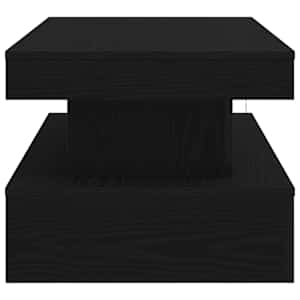 Konferenční stolek vidaXL s LED světly Dub černý 90x50x40 cm - obrázek 8