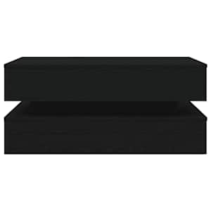 Konferenční stolek vidaXL s LED světly Dub černý 90x50x40 cm - obrázek 7