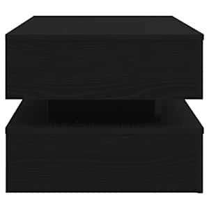 Konferenční stolek vidaXL s LED světly Dub černý 90x50x40 cm - obrázek 8
