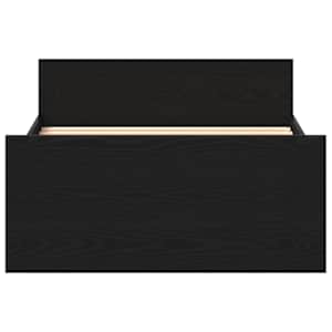 Rám postele bez matrace černý dub 75x190 cm kompozitní dřevo - obrázek 5