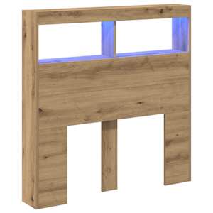 Čelní skříň s LED Artisan Dub 100x17x102 cm - obrázek 3