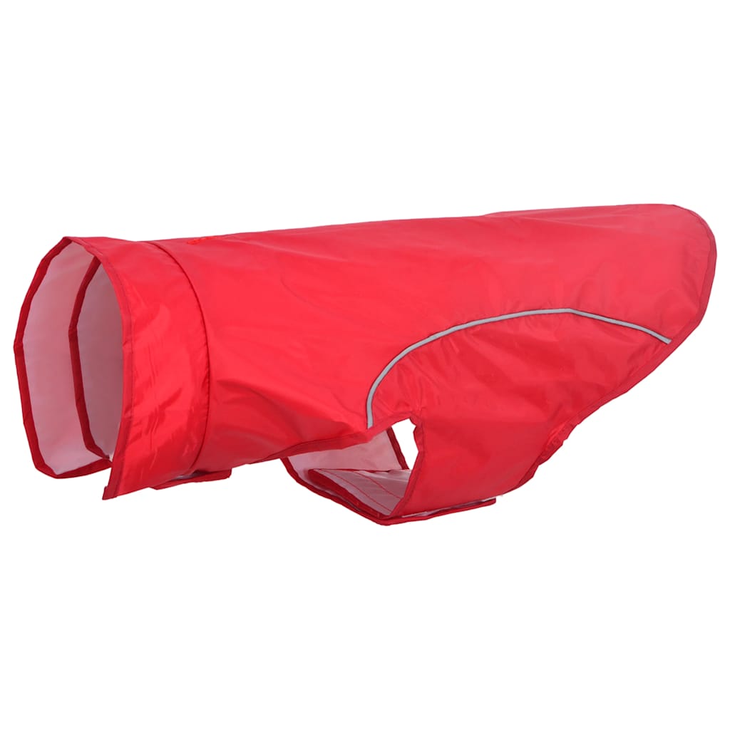 Thumbnail - vidaXL Hunde Regenmantel mit Reflexstreifen Polyester Rot XL