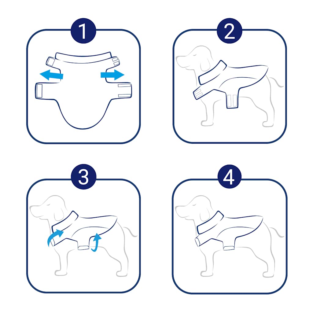 Hondenregenjas met reflecterende strepen Polyester Rood XL image 12