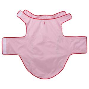 Pláštěnka pro psy s reflexními proužky polyester červená 4XL - obrázek 5