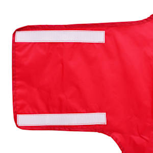 Pláštěnka pro psy s reflexními proužky polyester červená 4XL - obrázek 10