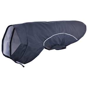Pláštěnka pro psy s reflexními proužky polyester modrá XS - obrázek 2