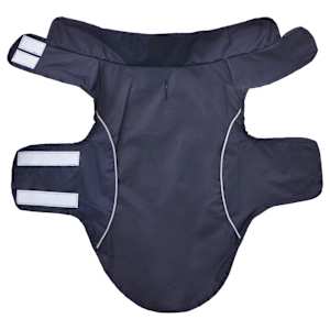 Pláštěnka pro psy s reflexními proužky polyester modrá XS - obrázek 4