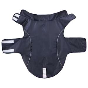 Pláštěnka pro psy s reflexními proužky polyester modrá XL - obrázek 4