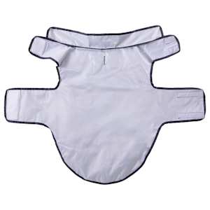 Pláštěnka pro psy s reflexními proužky polyester modrá XL - obrázek 5