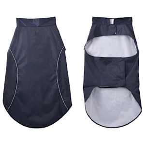 Pláštěnka pro psy s reflexními proužky polyester modrá 3XL - obrázek 3