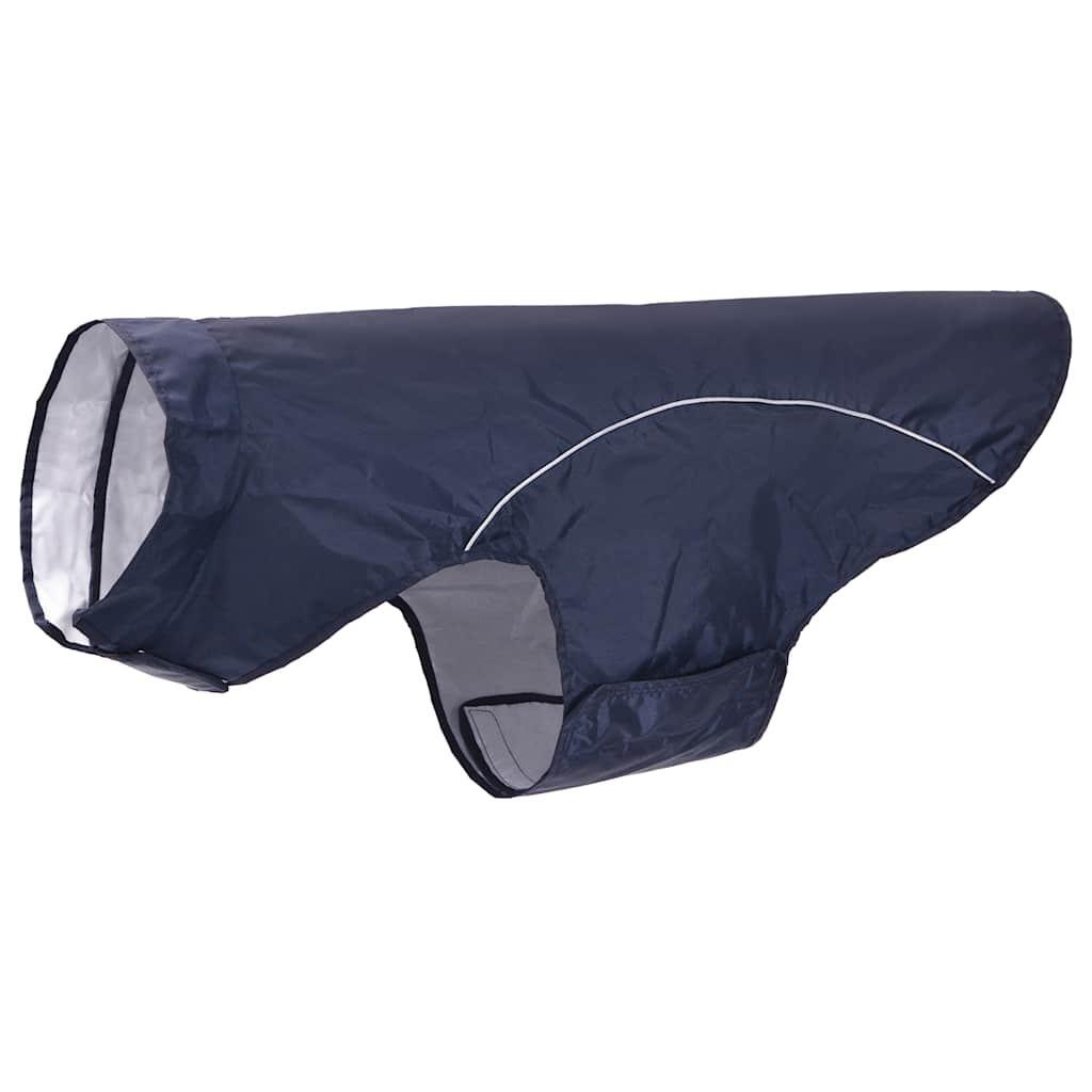 vidaXL Pláštěnka pro psy s reflexními proužky polyester modrá 4XL