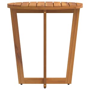 Zahradní odkládací stolek kulatý Ø70x75 cm masivní akácie - obrázek 6