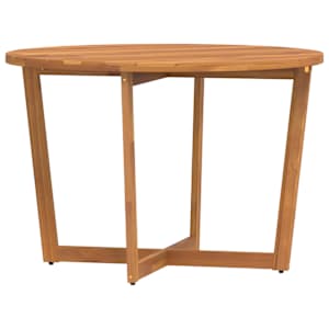Zahradní jídelní stůl kulatý Ø110x75 cm masivní akácie - obrázek 2