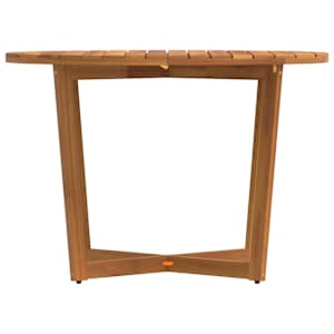 Zahradní jídelní stůl kulatý Ø110x75 cm masivní akácie - obrázek 6