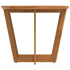 Zahradní jídelní stůl oválný 150 x 90 x 75 cm masivní akácie - obrázek 6