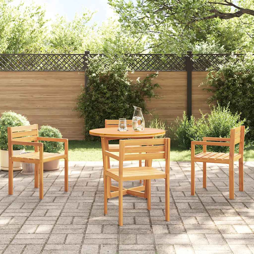 vidaXL Tuinstoelen 4 st 50x53x80 cm massief acaciahout