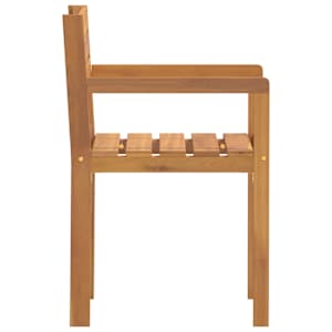 Zahradní židle 4 ks 50 x 53 x 80 cm masivní akácie - obrázek 5