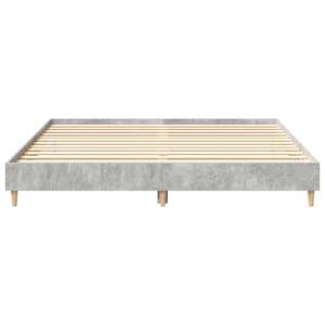 Rám postele bez matrace Concrete Grey kompozitní dřevo - obrázek 5