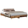 vidaXL voodiraam ilma madratsita, vana puit 150x200 cm, tehispuit
