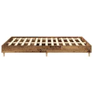 Rám postele bez matrace Staré dřevo 150x200 cm kompozitní dřevo - obrázek 6
